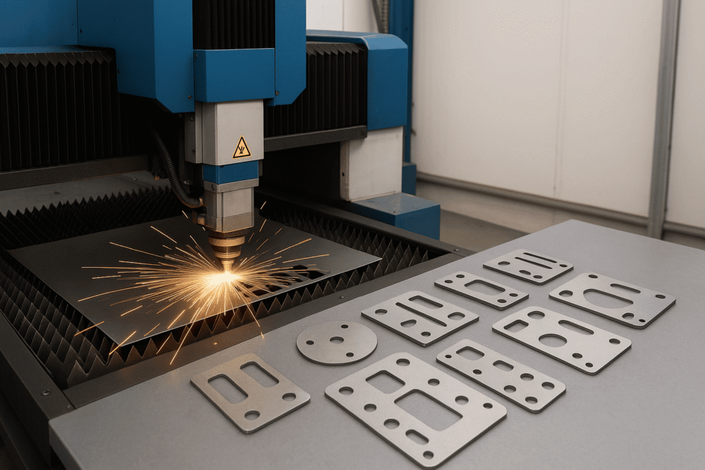 Laser cutting for sheet metal parts