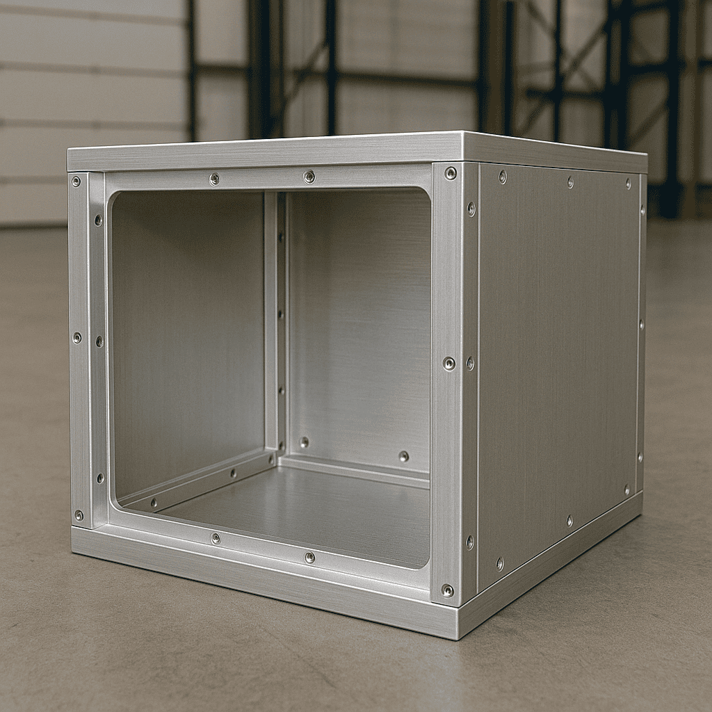 Aluminium enclosure fabrication