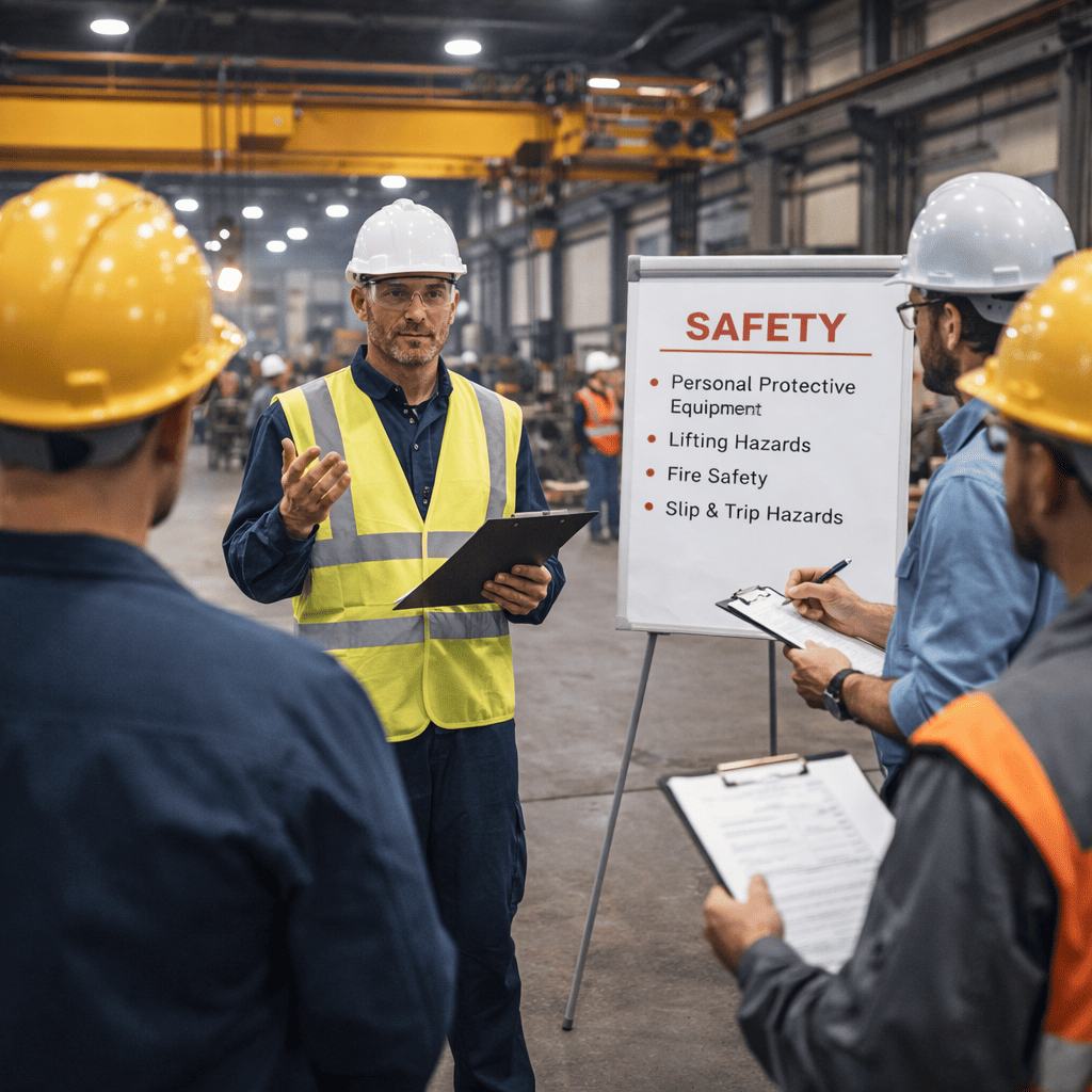 Safety practices in fabrication