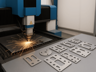 Laser cutting for sheet metal parts