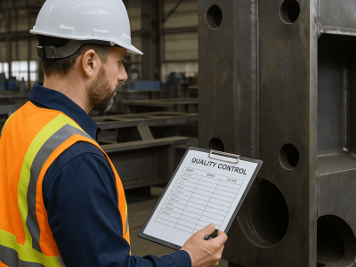 Quality control in heavy fabrication