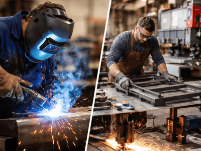 what is the difference between welding and fabrication